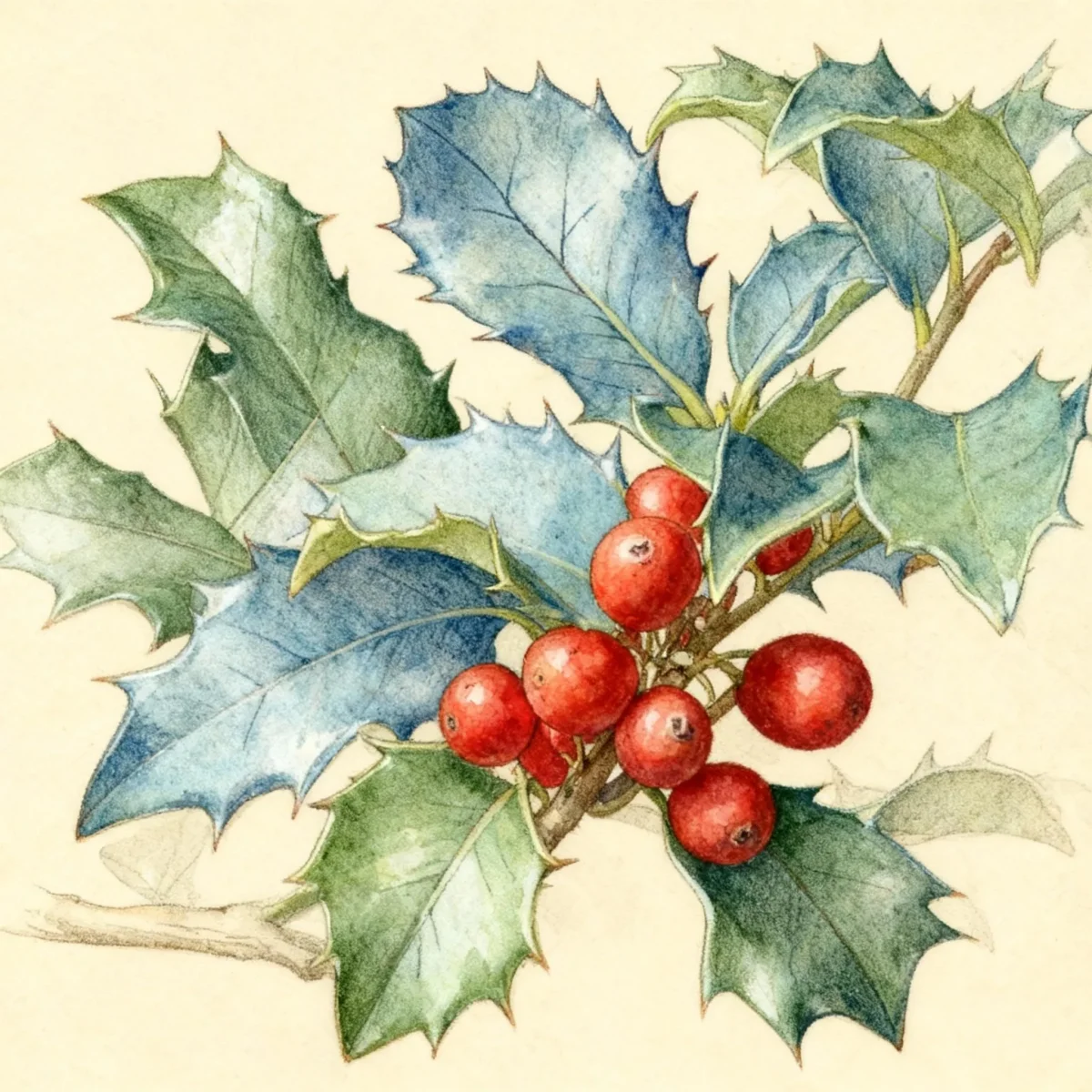 Blue holly