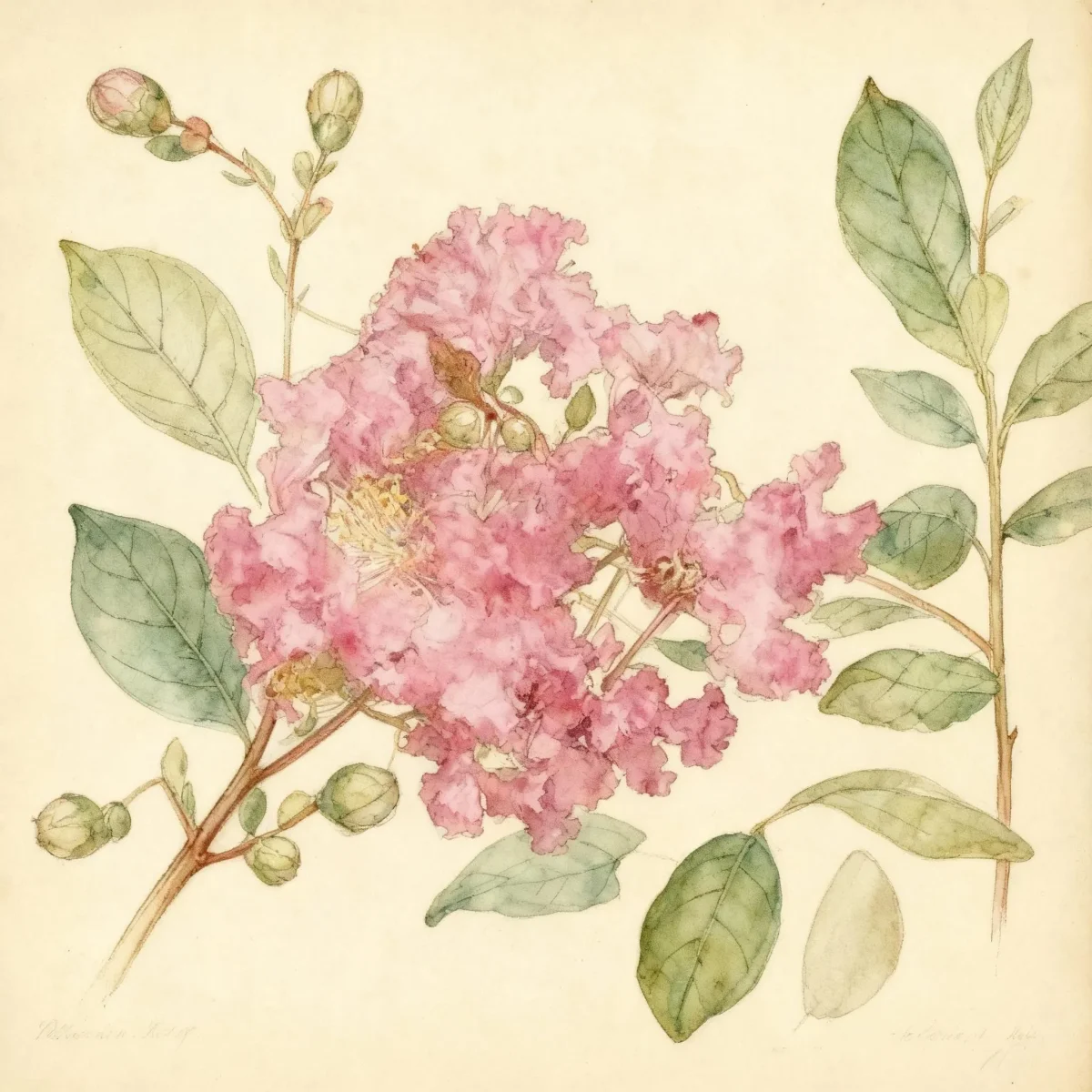 Crape myrtle (Lagerstroemia indica 'Baton Rouge')