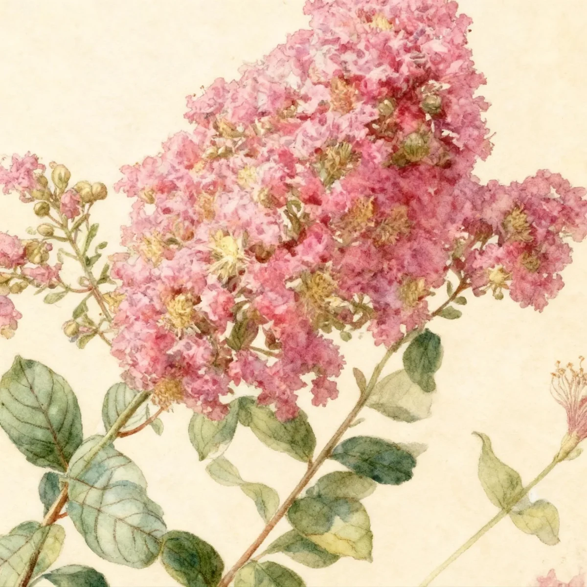 Crape myrtle (Lagerstroemia 'Comanche')