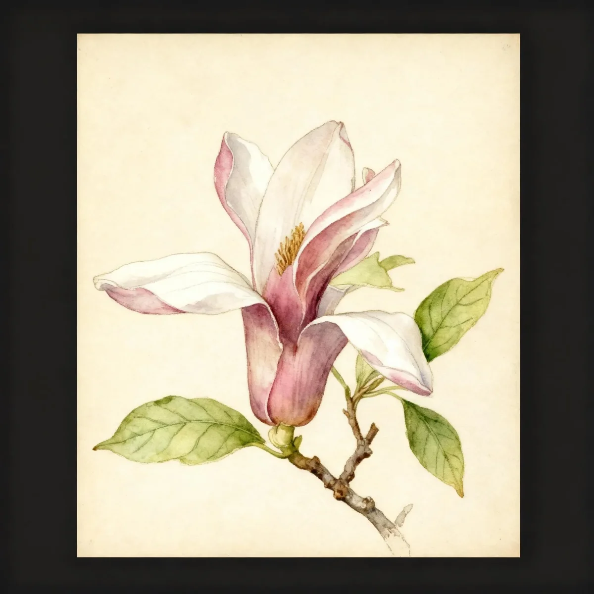 Mu-lan (Magnolia lilliflora 'Nigra')