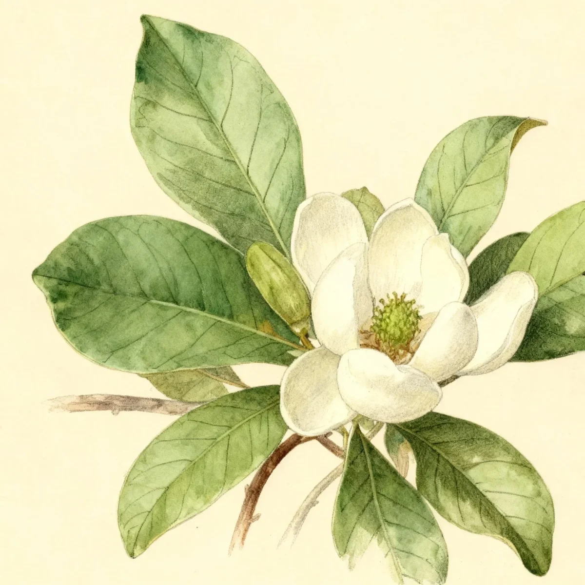 Swamp magnolia (Magnolia virginiana var. australis)