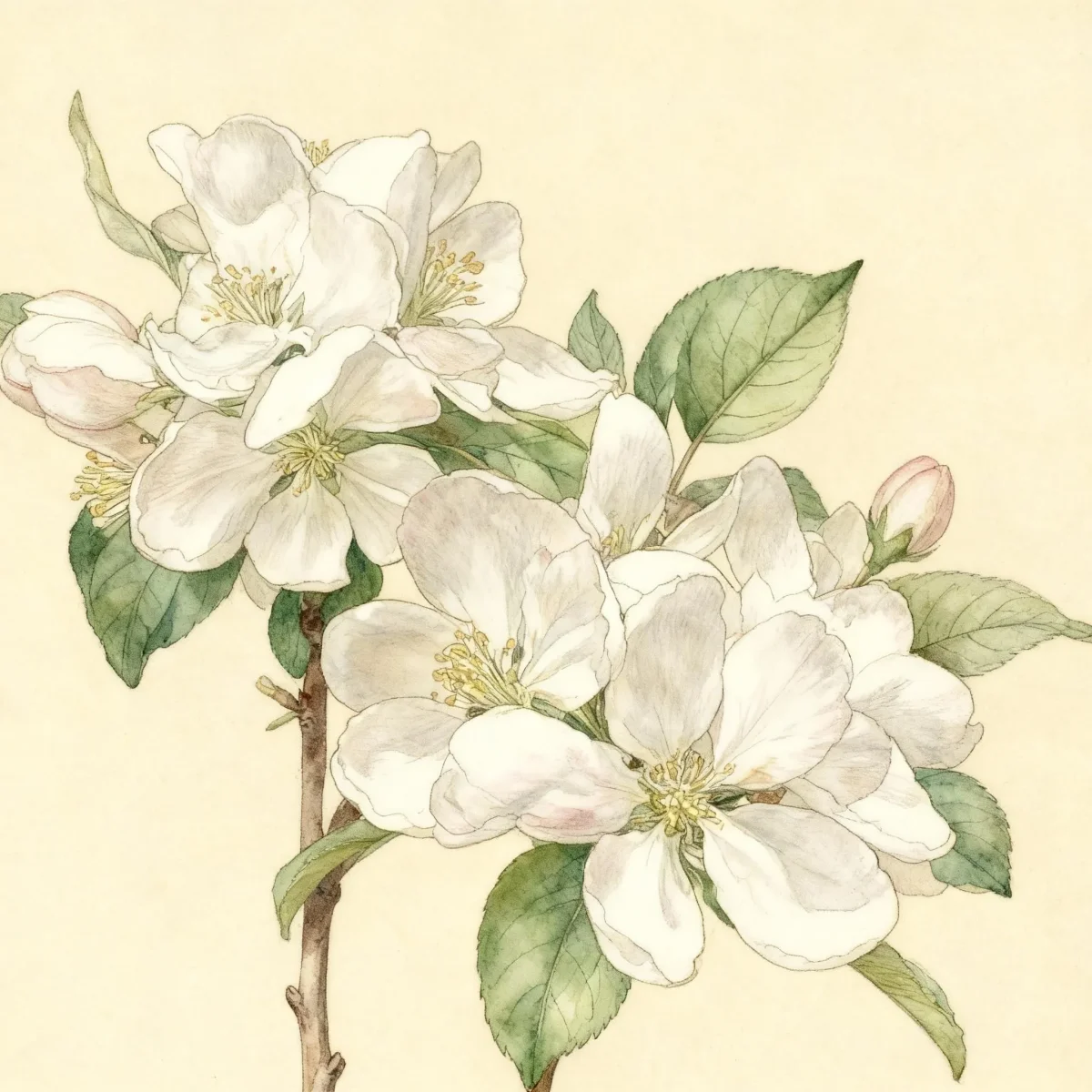 Semi-dwarf apple (Malus 'Braeburn')