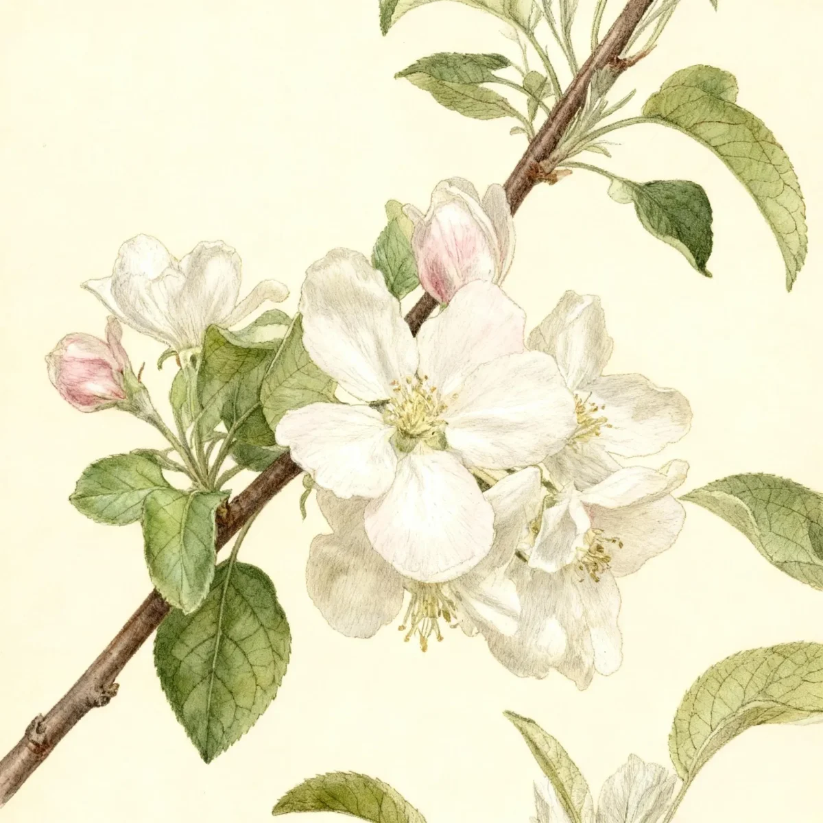 Semi-dwarf apple (Malus 'Empire')