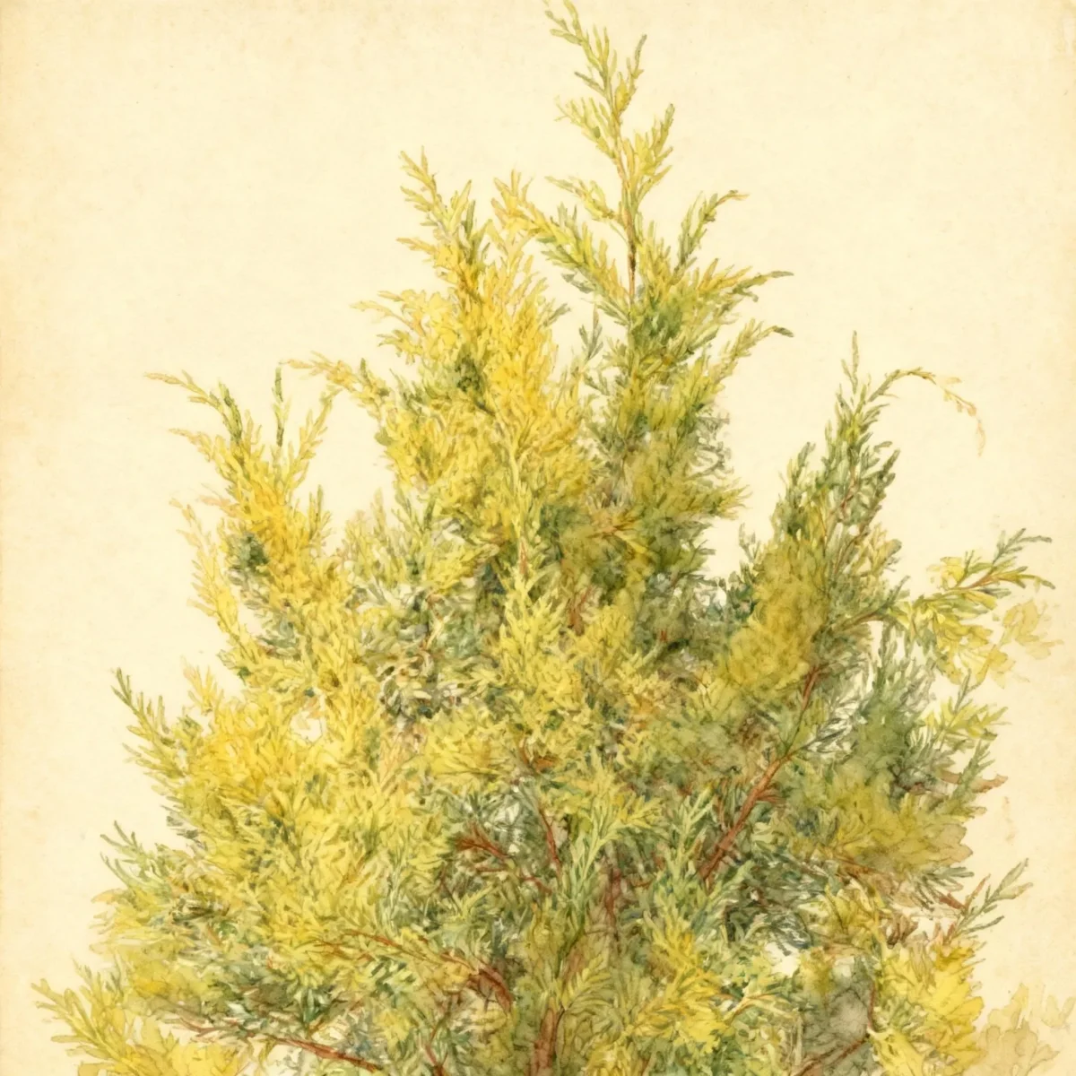 Chinese juniper (Juniperus chinensis 'Mac's Golden')