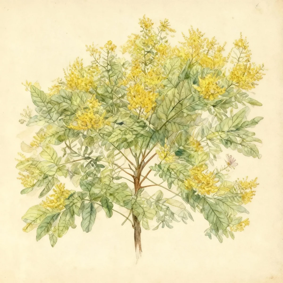 Golden rain tree (Koelreuteria paniculata 'September')