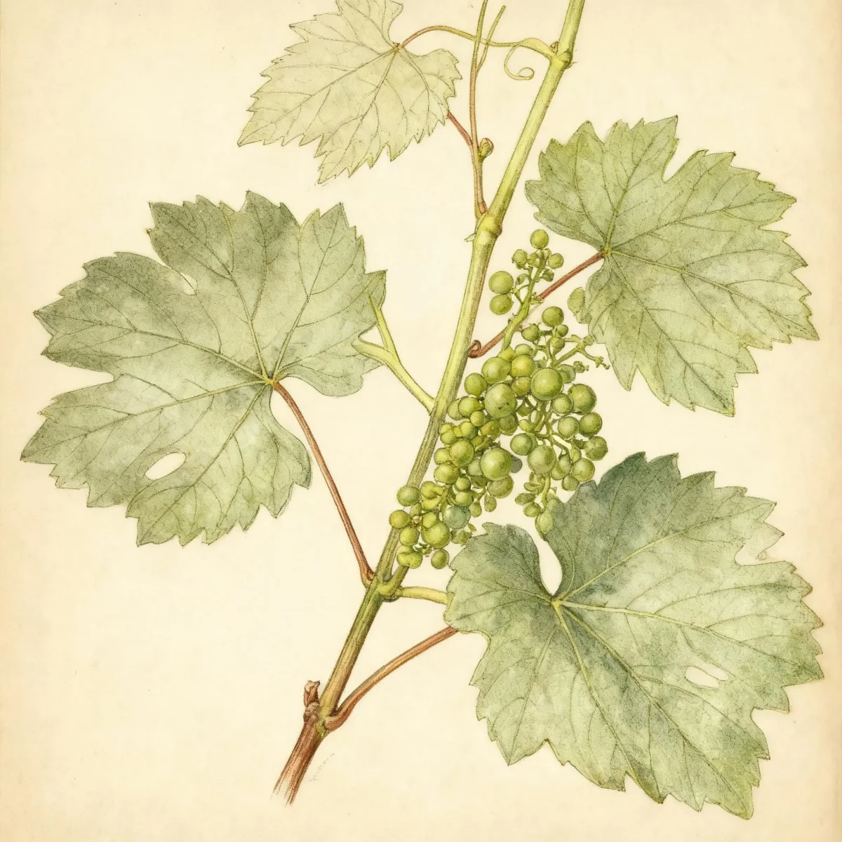 Grape (Vitis 'Chardonel')