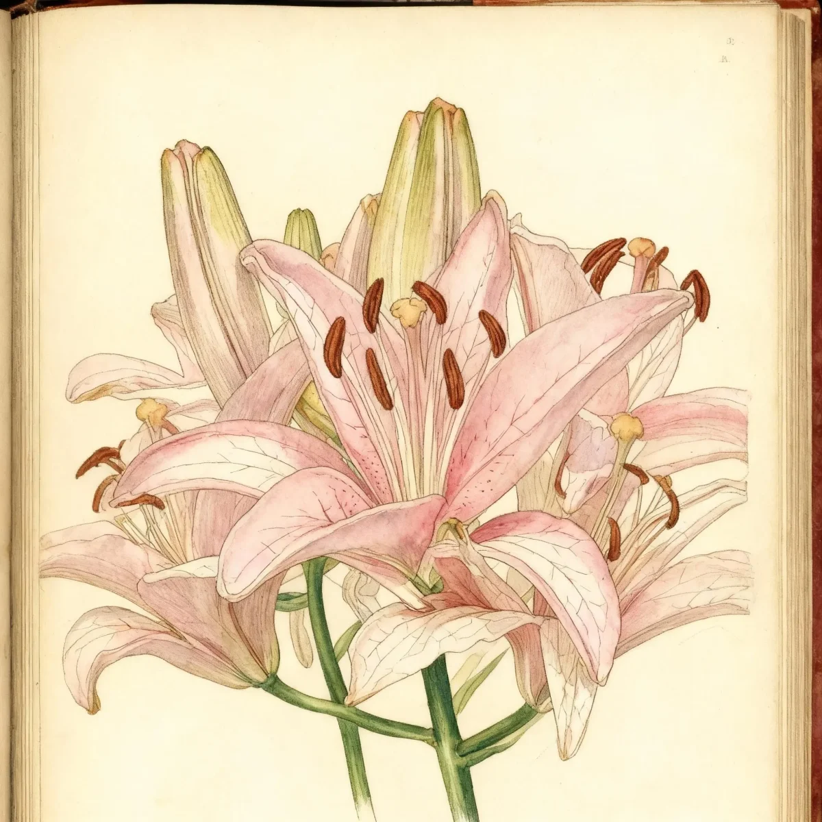 Asiatic lily (Lilium 'Magento')