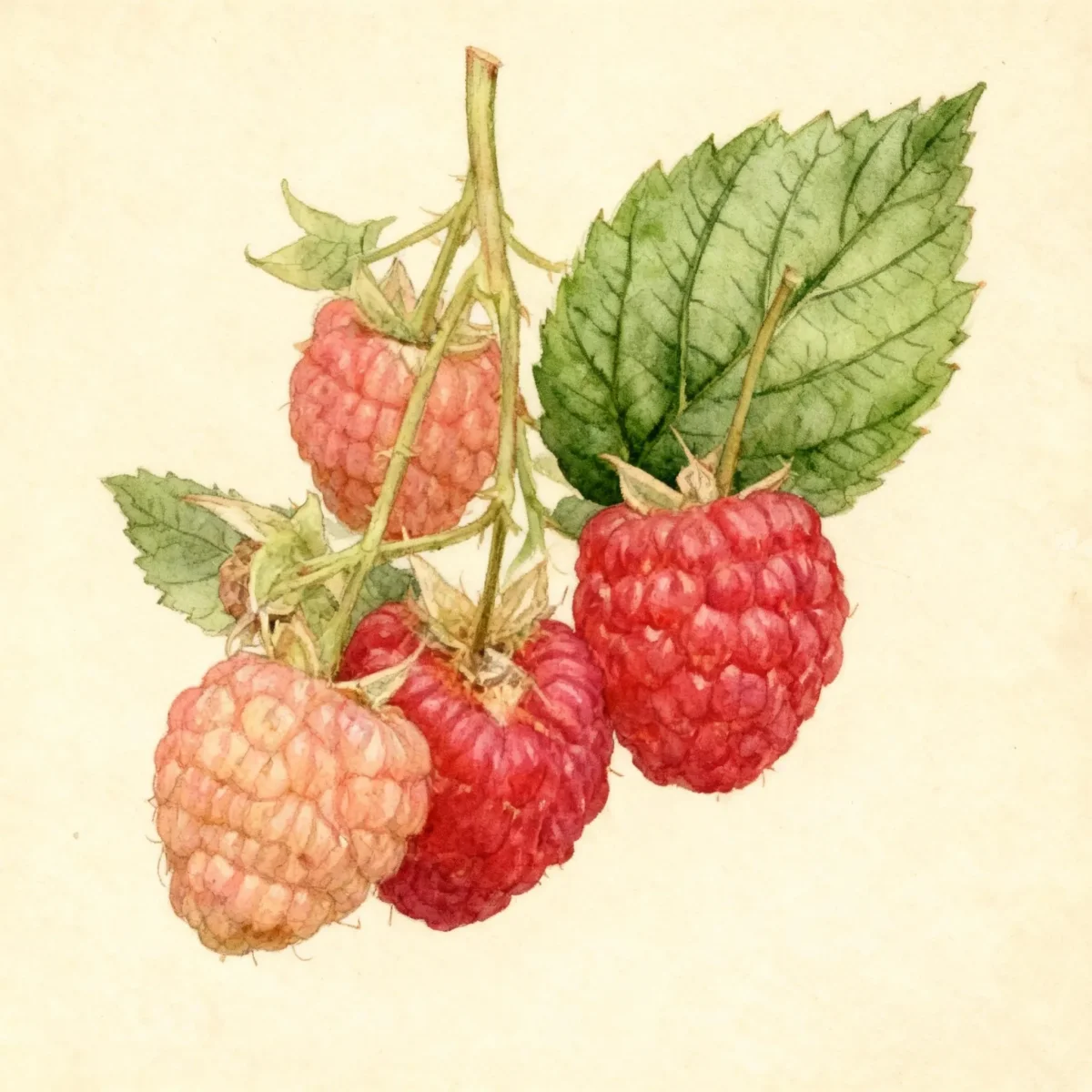 Raspberry (Rubus idaeus 'Taylor')
