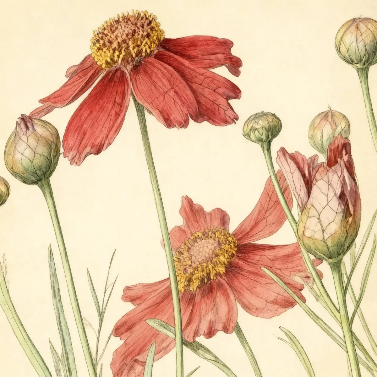 Tickseed (Coreopsis 'Limerock Ruby')