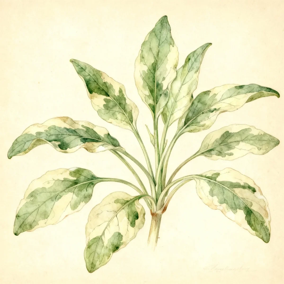 Comfrey (Symphytum × uplandicum 'Variegatum')