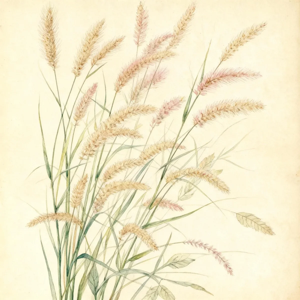 Oriental fountain grass (Pennisetum orientale 'Karley Rose')