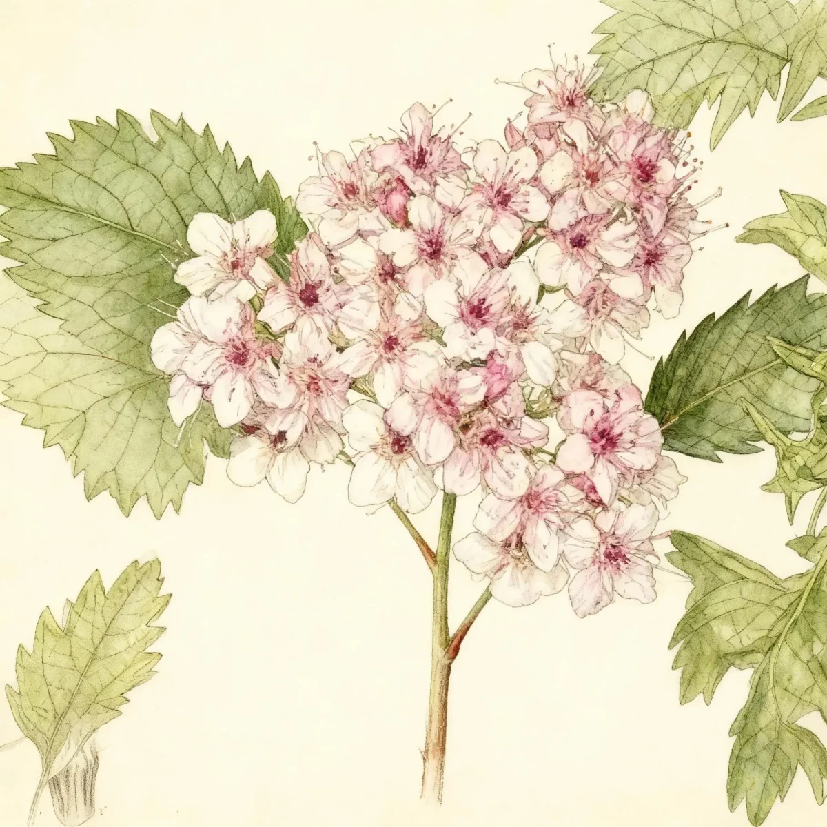 Japanese spiraea (Spiraea japonica 'Crispa')