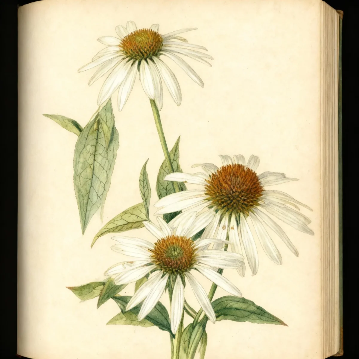 Purple coneflower (Echinacea purpurea 'Cygnet White')