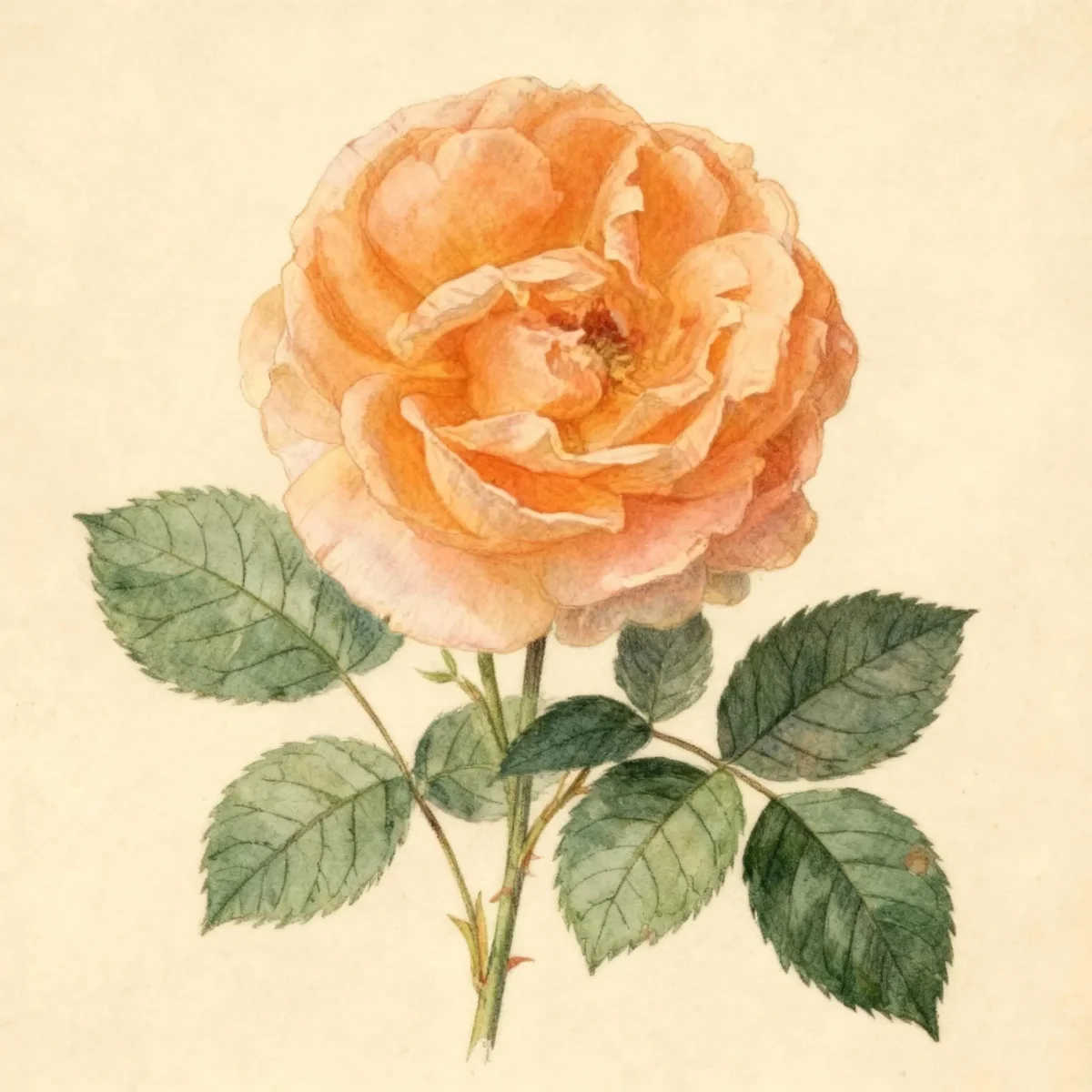 Hybrid tea rose (Rosa 'Meibrinpay' ABBAYE DE CLUNY)