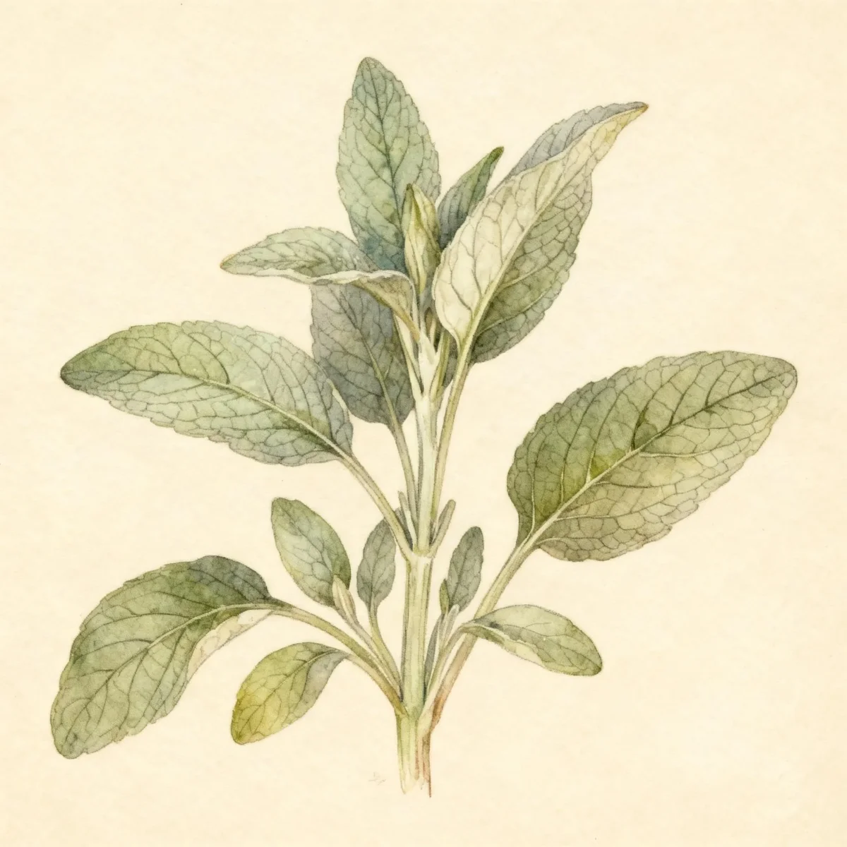 Common sage (Salvia officinalis 'Berggarten')