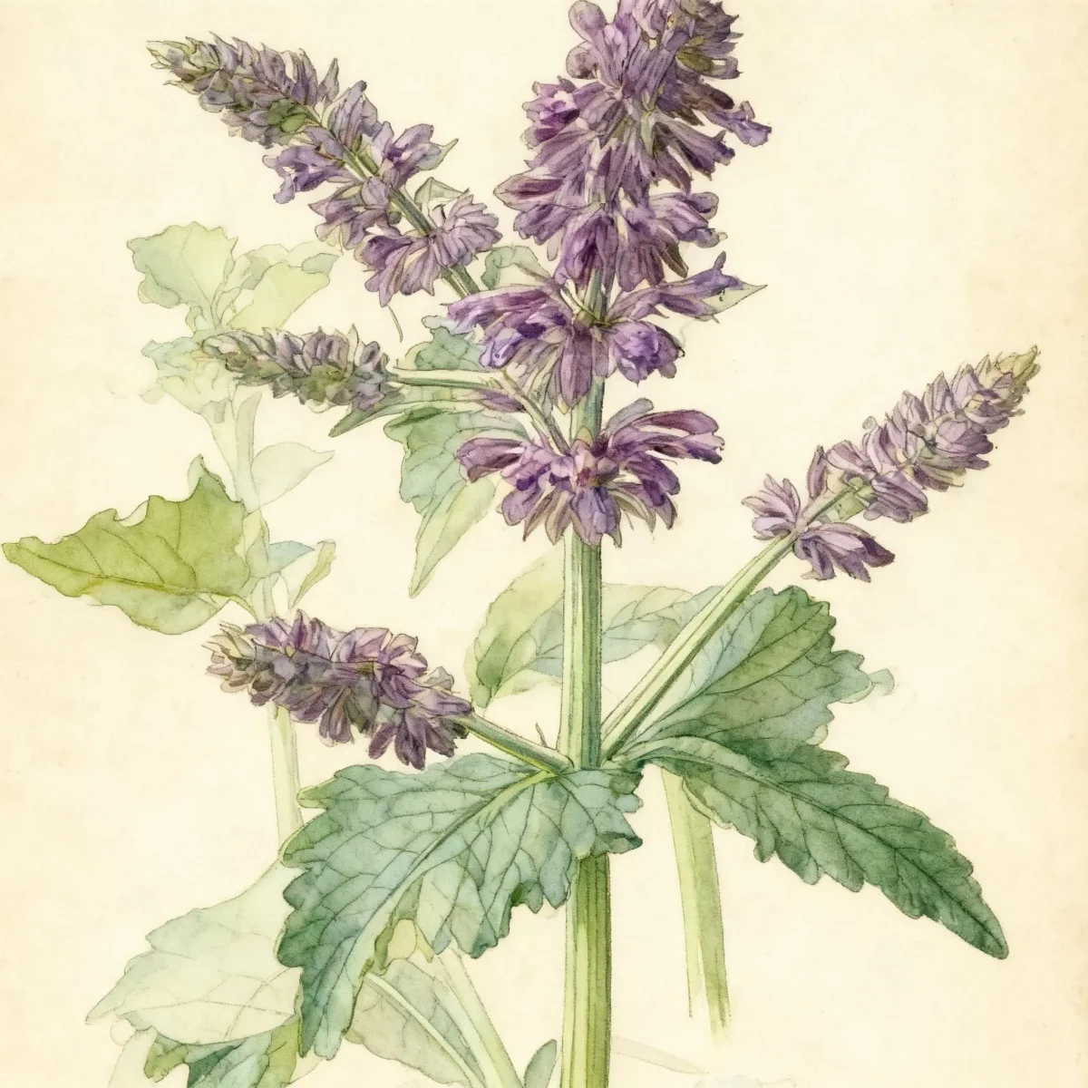 Lilac sage (Salvia verticillata 'Purple Rain')