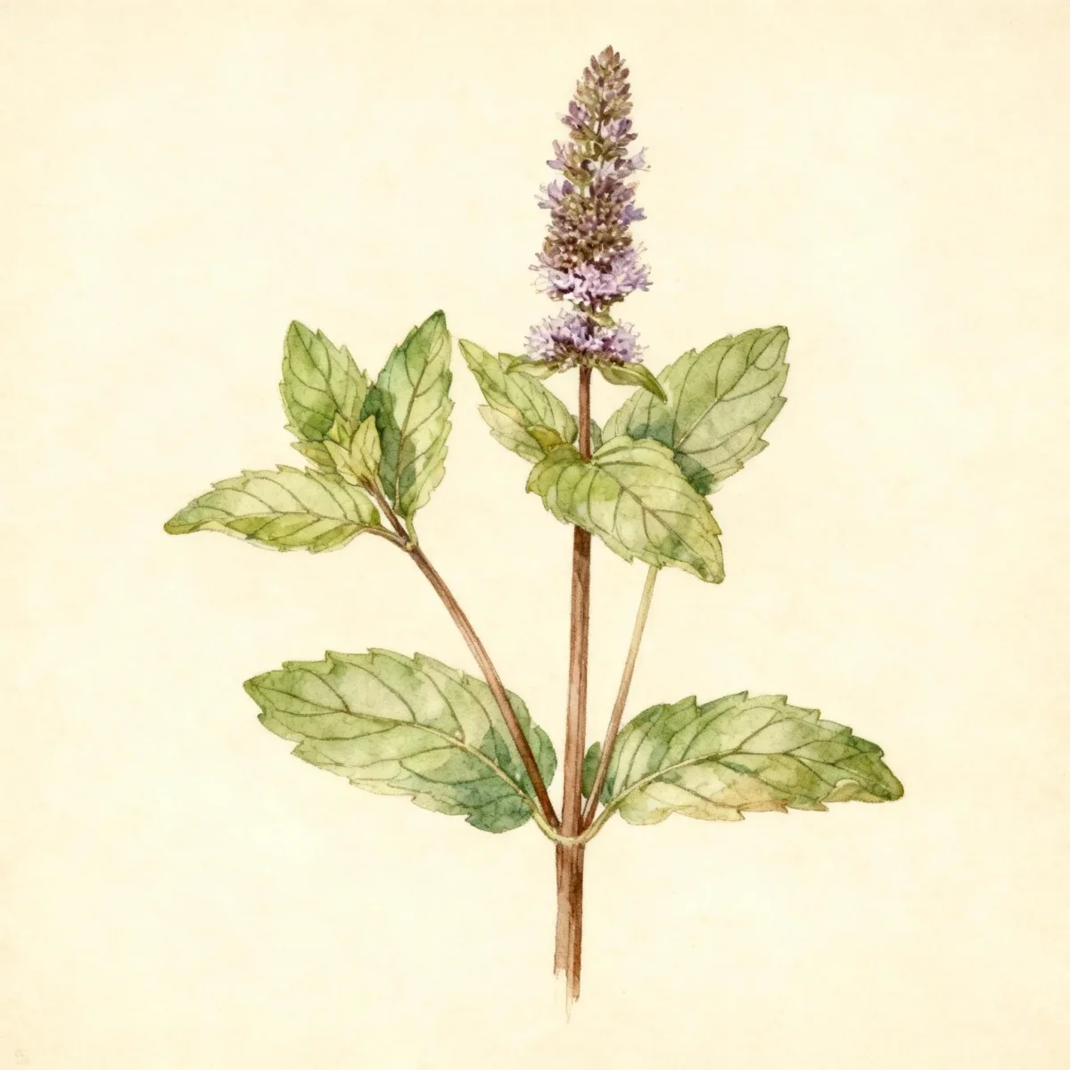 Lemon mint (Mentha × piperita f. citrata)