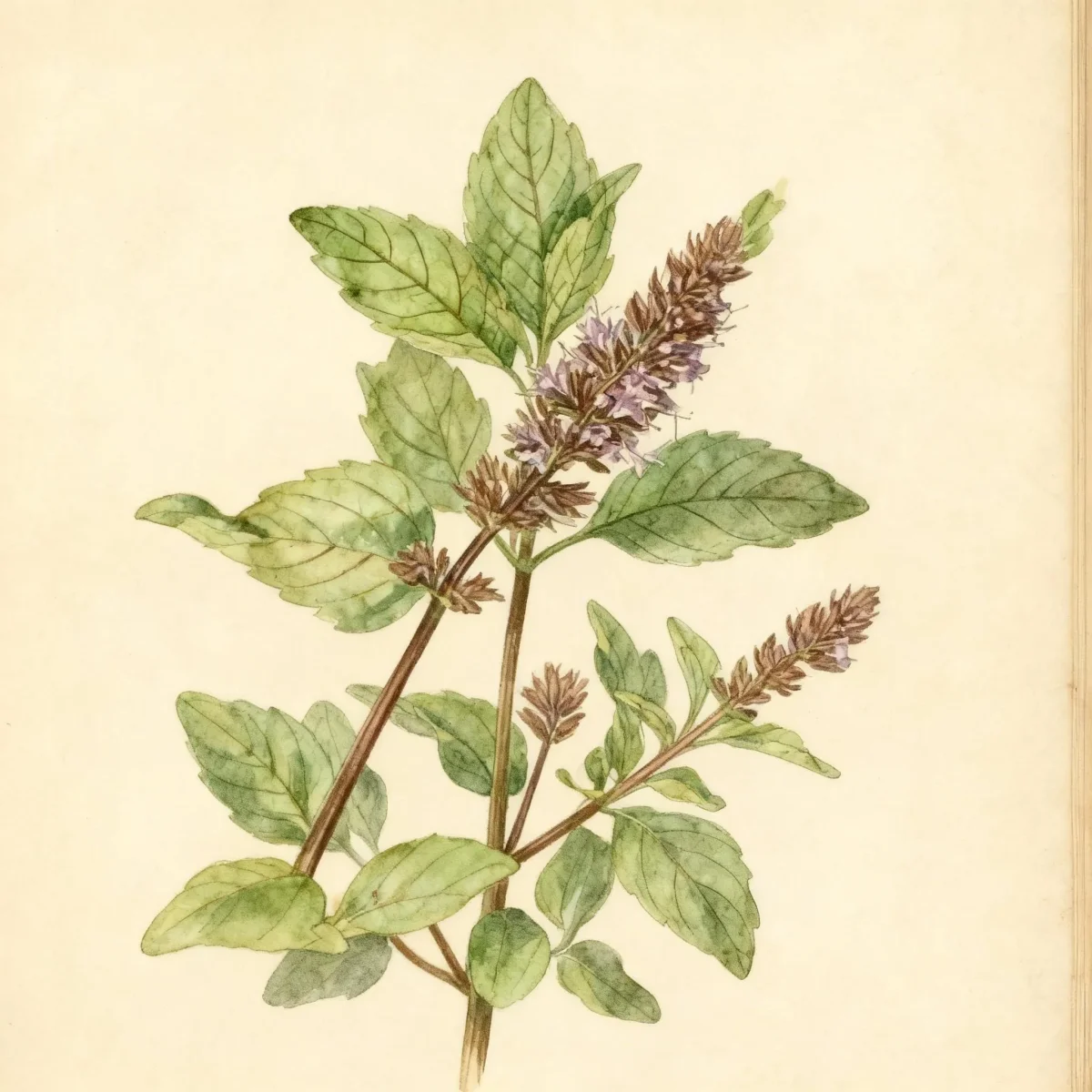 Chocolate mint (Mentha × piperita f. citrata 'Chocolate')