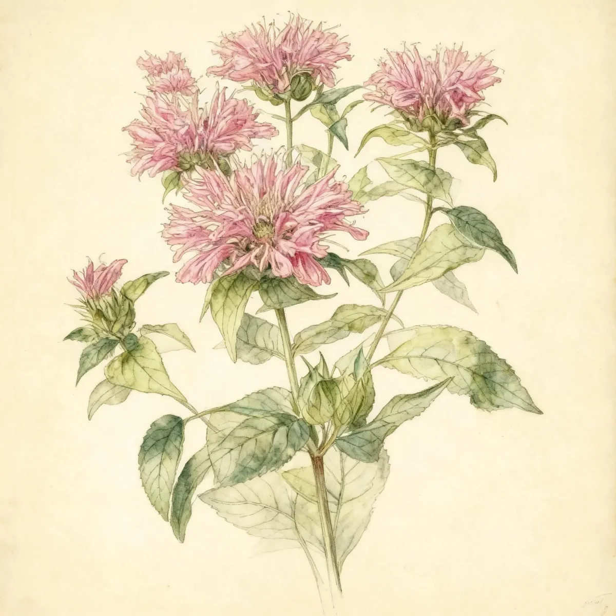 Wild bergamot (Monarda 'Petite Delight')