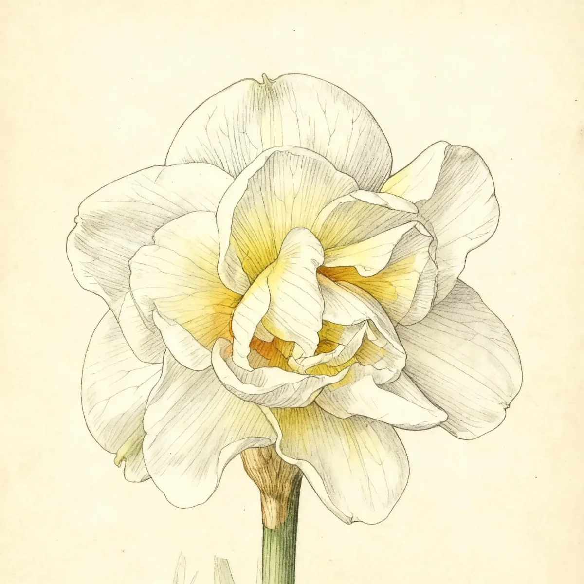Double daffodil (Narcissus 'Acropolis')