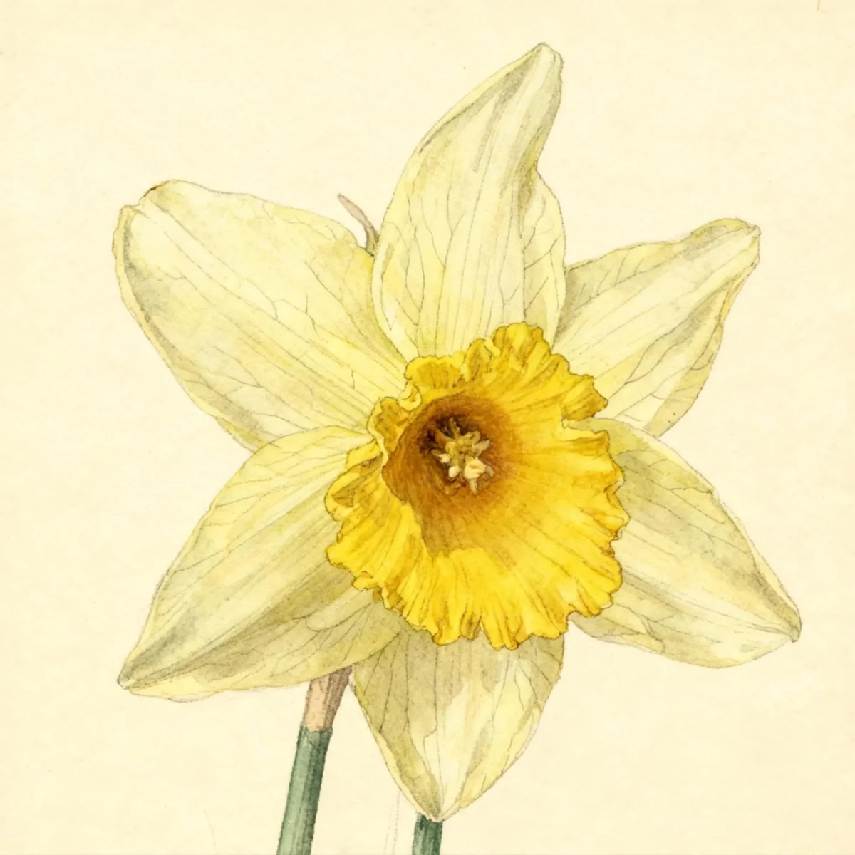 Large-cupped daffodil