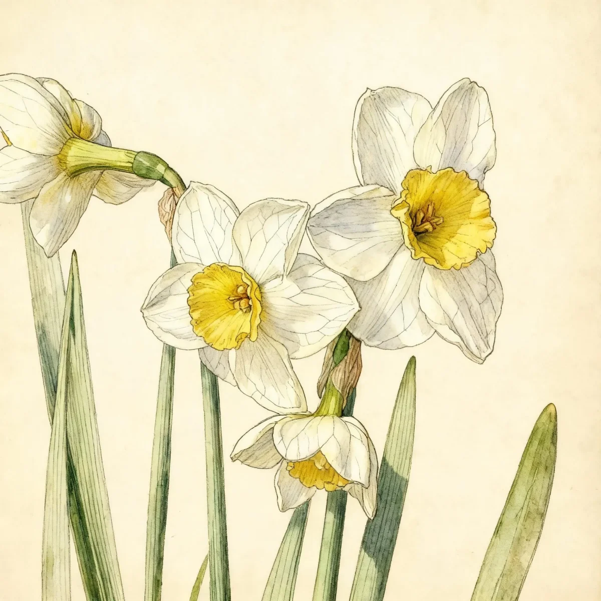 Jonquilla daffodil (Narcissus 'Fruit Cup')