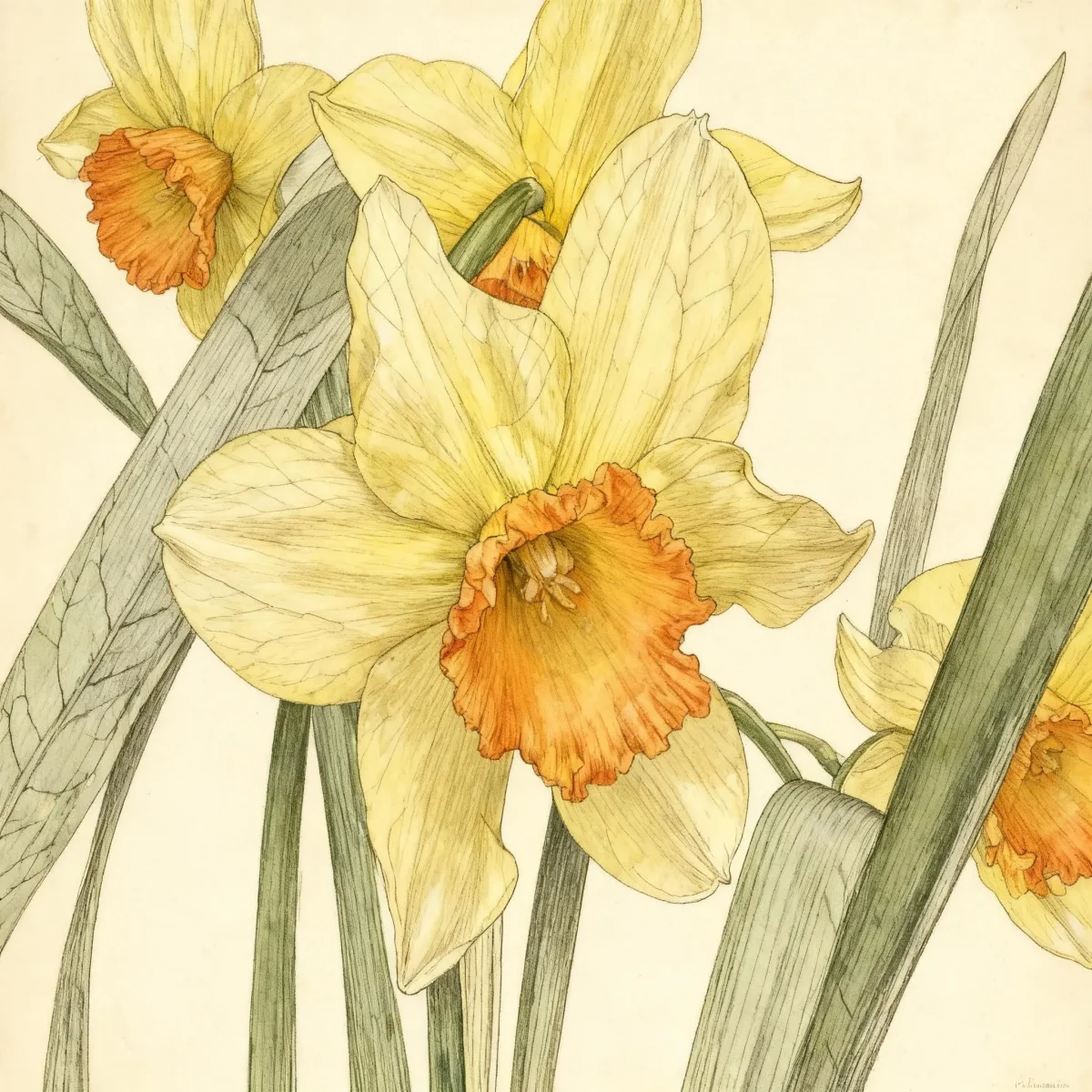 Large-cupped daffodil