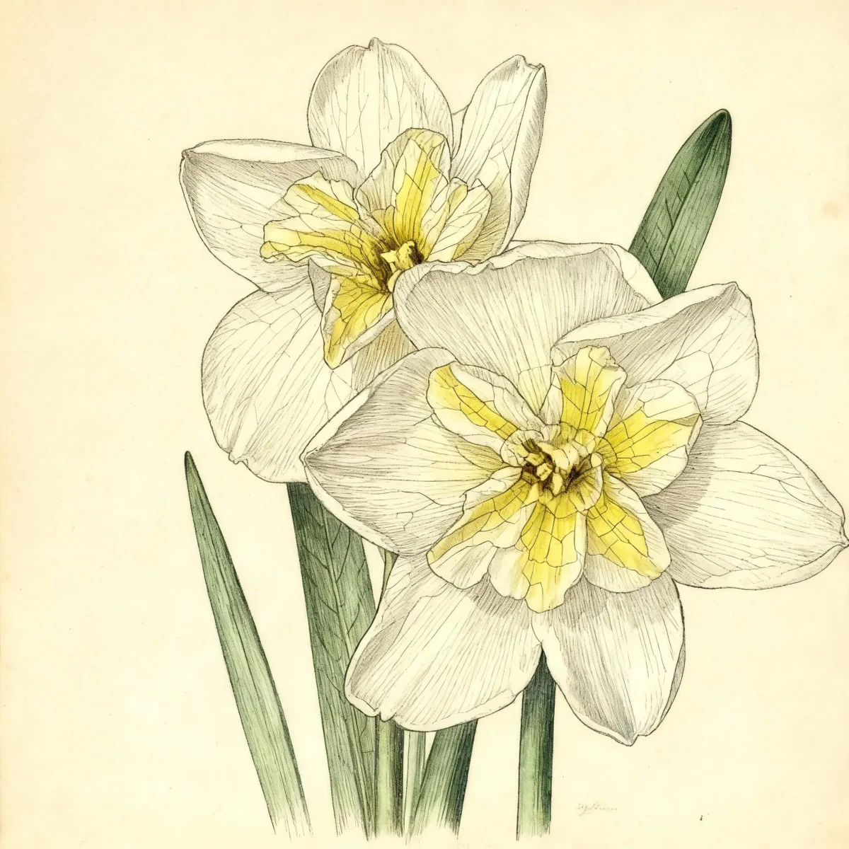 Split-corona daffodil (Narcissus 'Lemon Beauty')