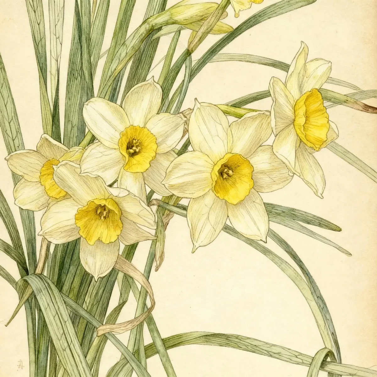 Tazetta daffodil (Narcissus 'Minnow')
