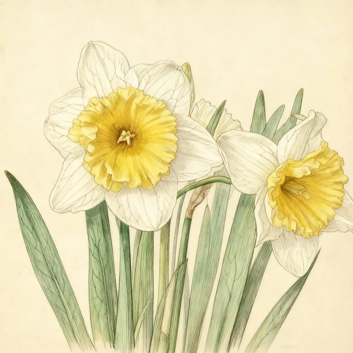 Large-cupped daffodil