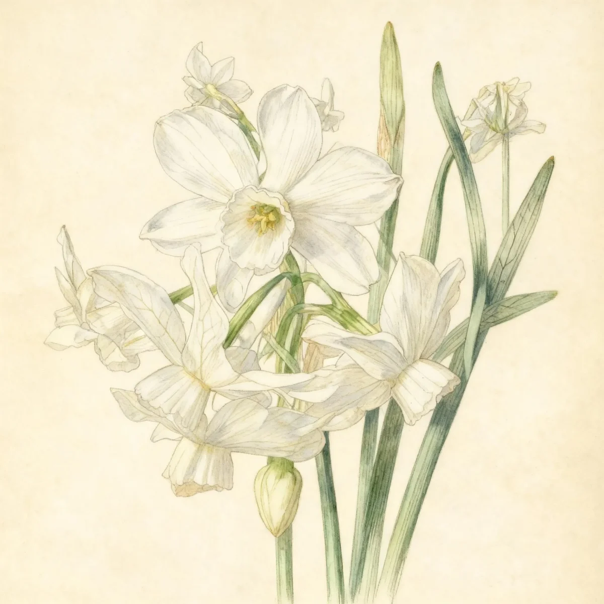 Triandrus daffodil (Narcissus 'Petrel')
