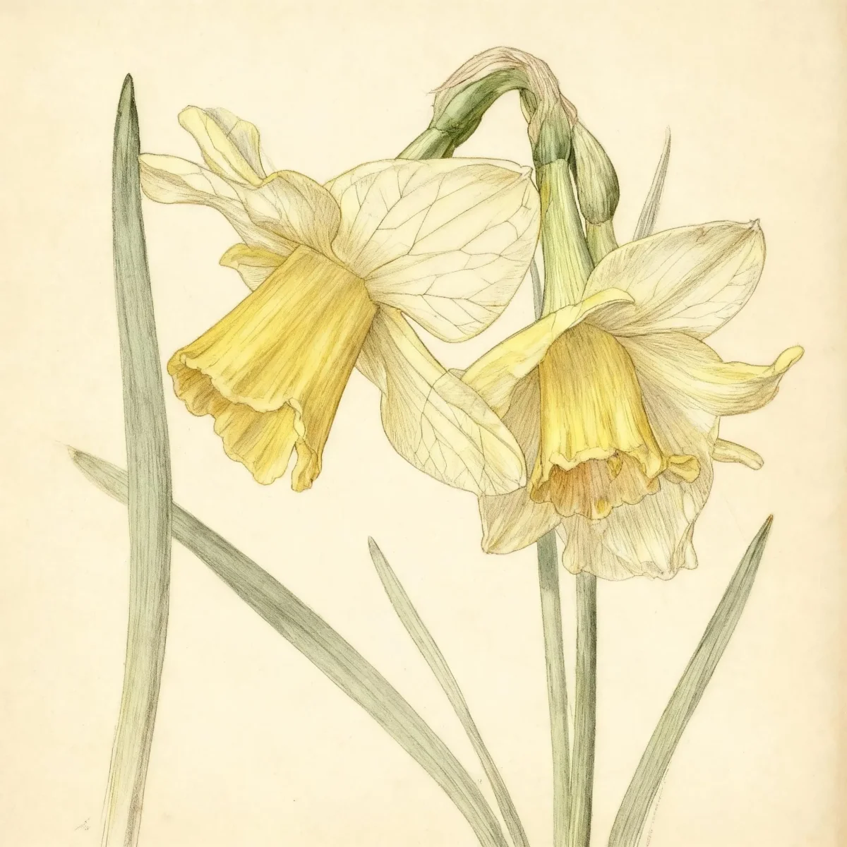 Jonquilla daffodil (Narcissus 'Quail')