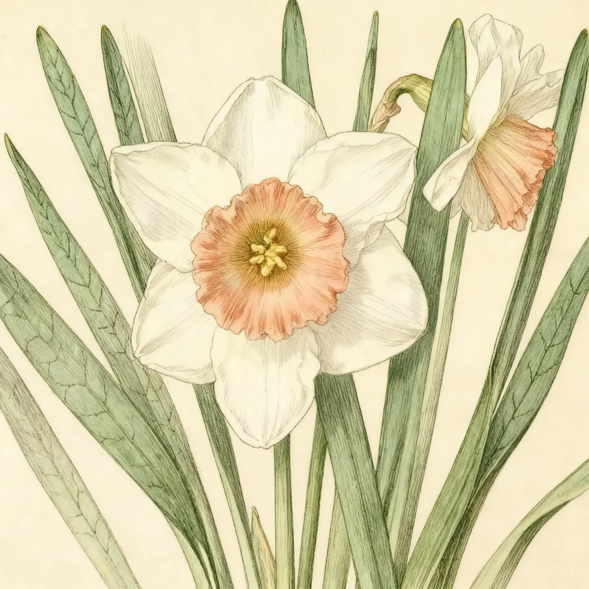 Large-cupped daffodil