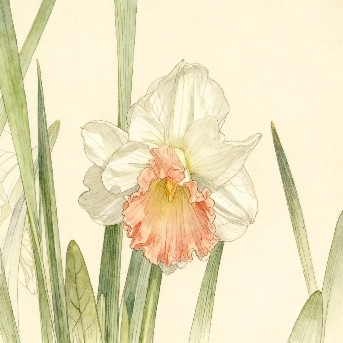 Large-cupped daffodil