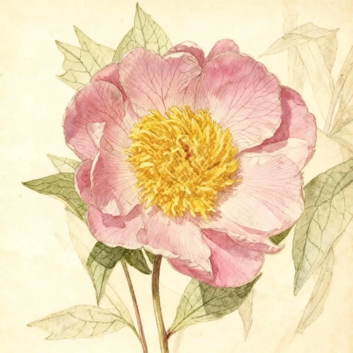 Peony (Paeonia lactiflora 'Mischief')