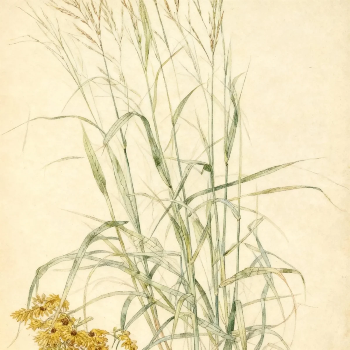 Switch grass (Panicum virgatum 'Prairie Sky')