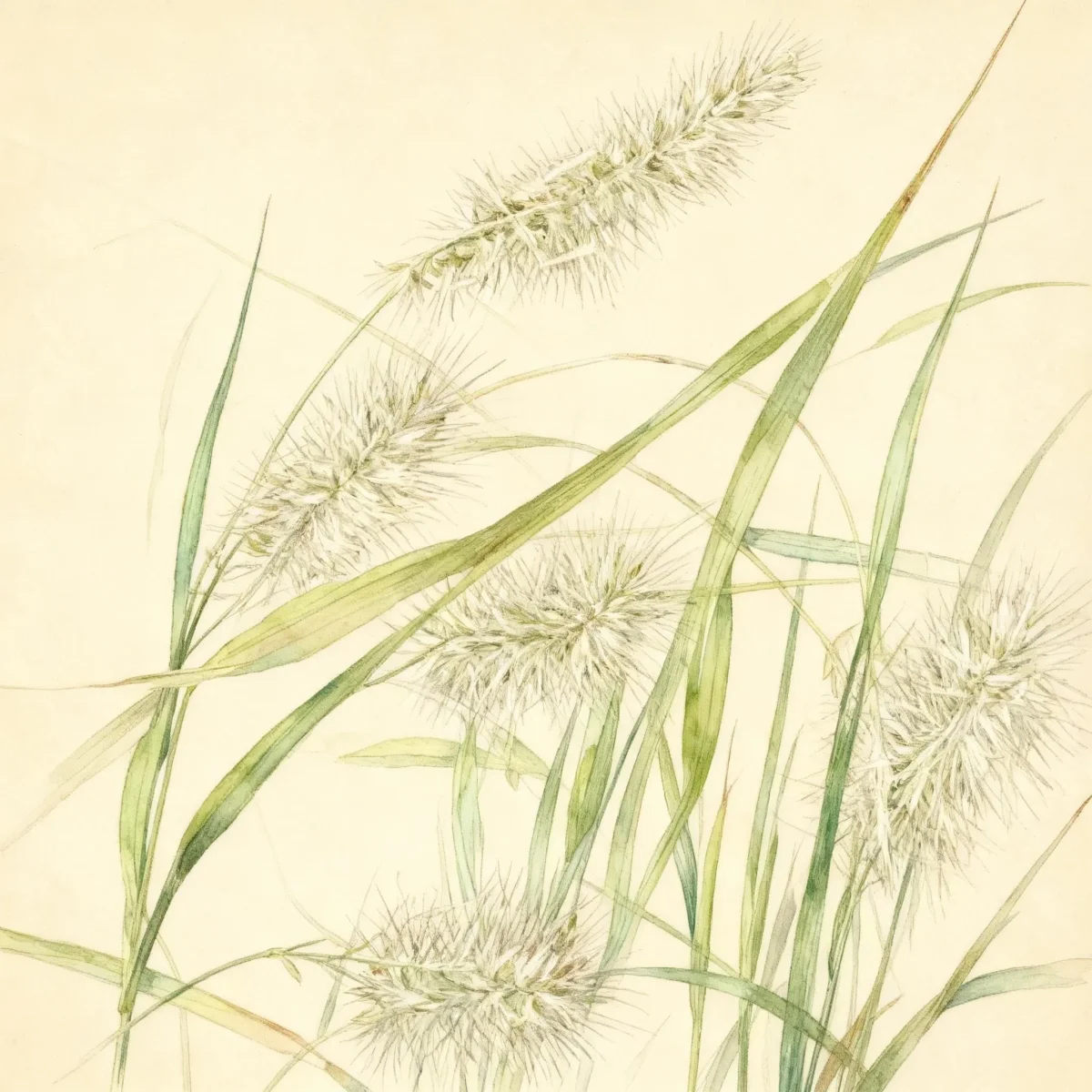 Fountain grass (Pennisetum alopecuroides 'Hameln')