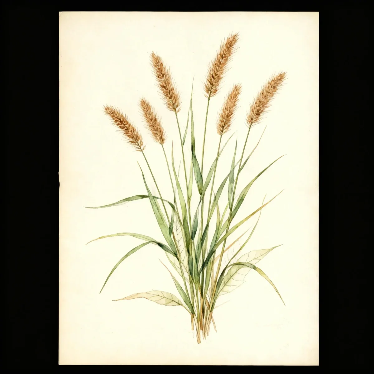 Fountain grass (Pennisetum alopecuroides 'Little Bunny')