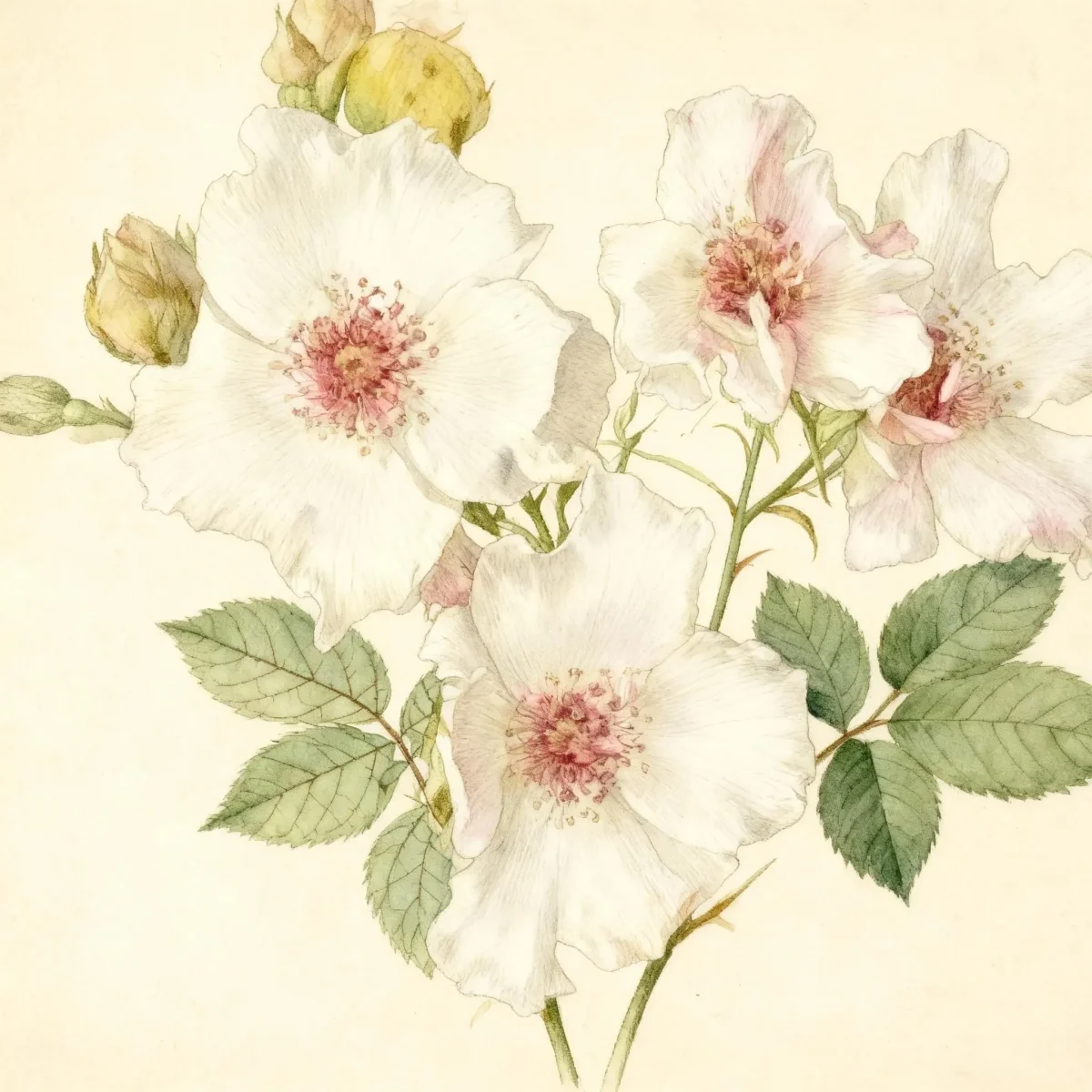 Hybrid tea rose (Rosa 'Dainty Bess')