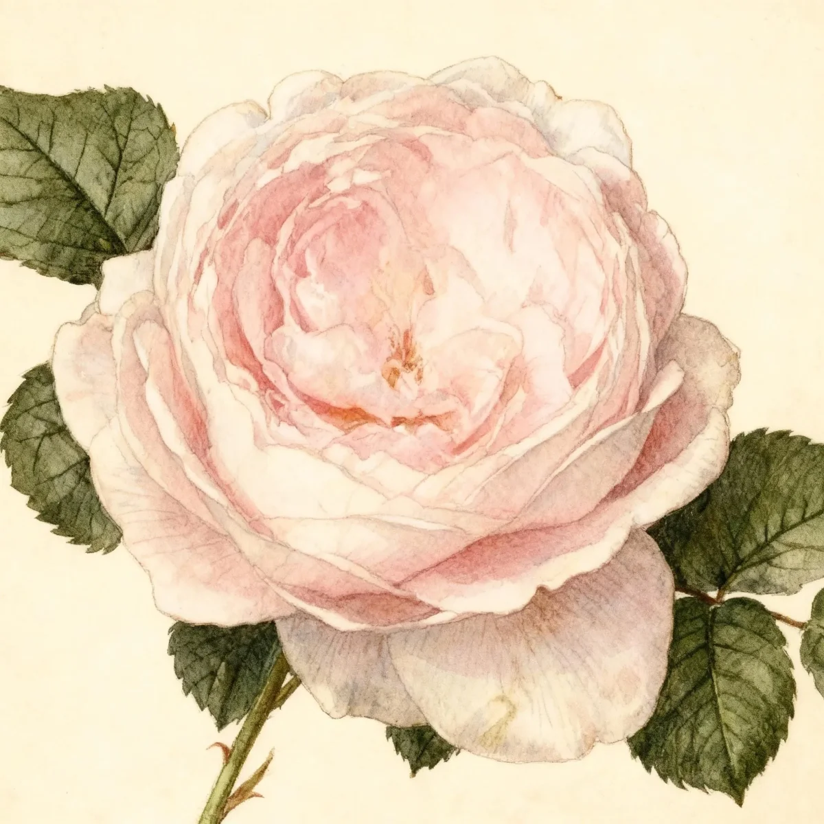 Shrub rose (Rosa 'Ausbord' GERTRUDE JEKYLL)