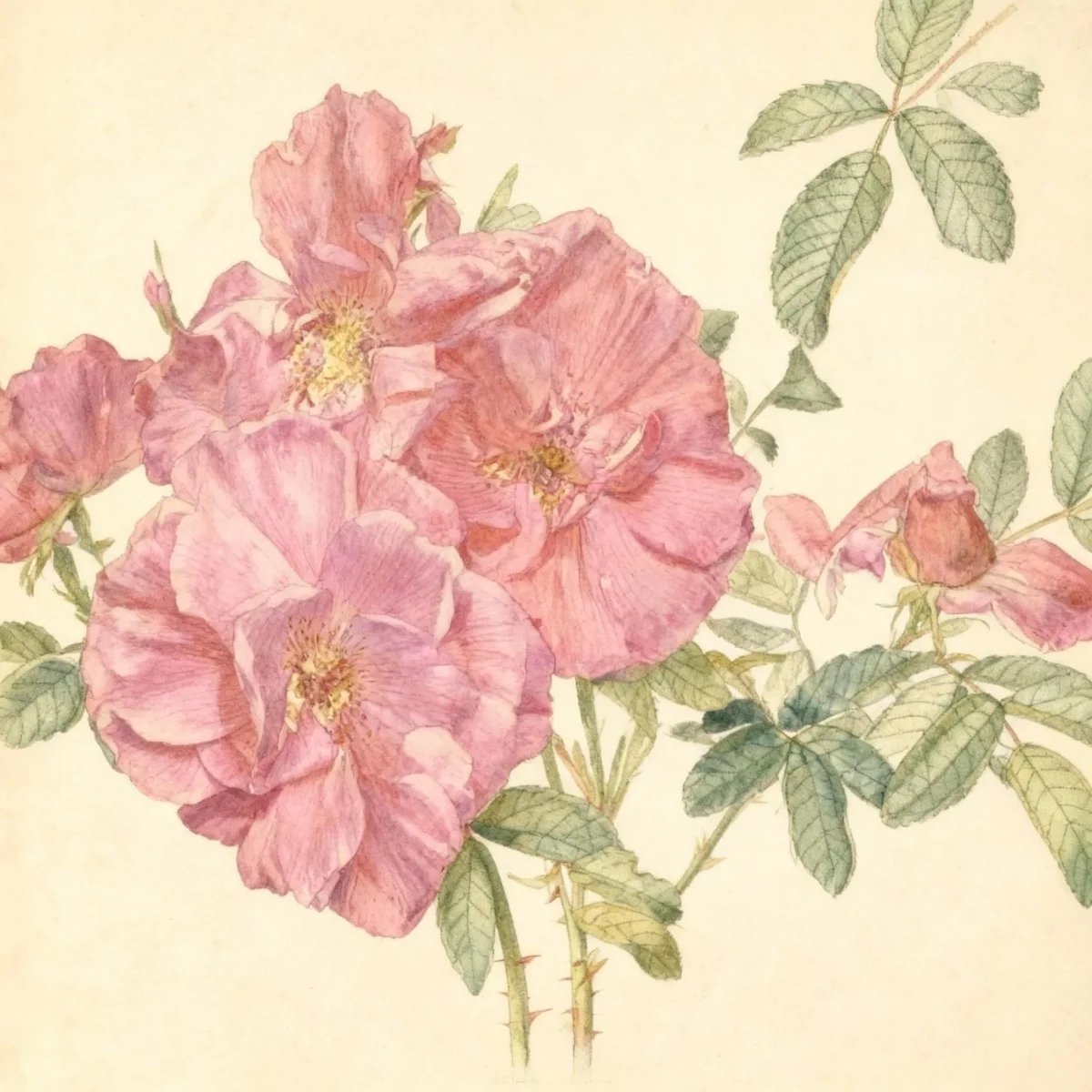 Hybrid rugosa rose (Rosa 'Hansa')