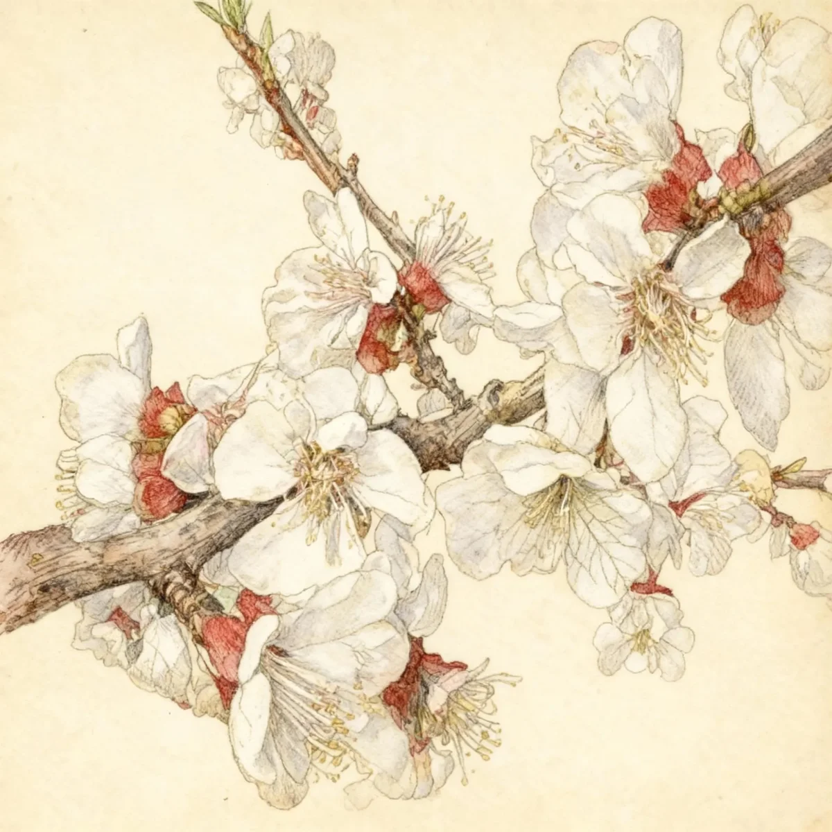 Dwarf apricot (Prunus armeniaca 'Homedale' STARK SWEETHEART)