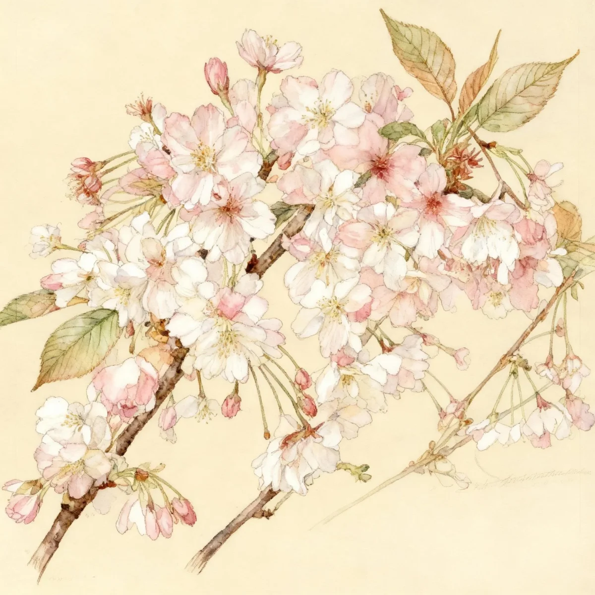 Higan cherry (Prunus subhirtella 'Autumnalis')