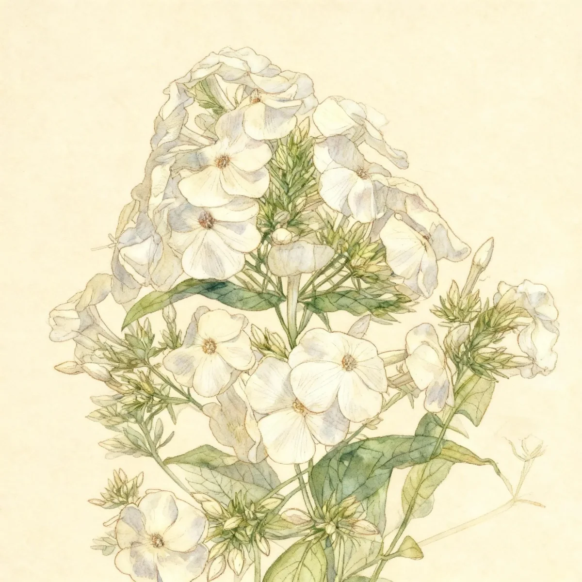 Garden phlox (Phlox paniculata 'David')