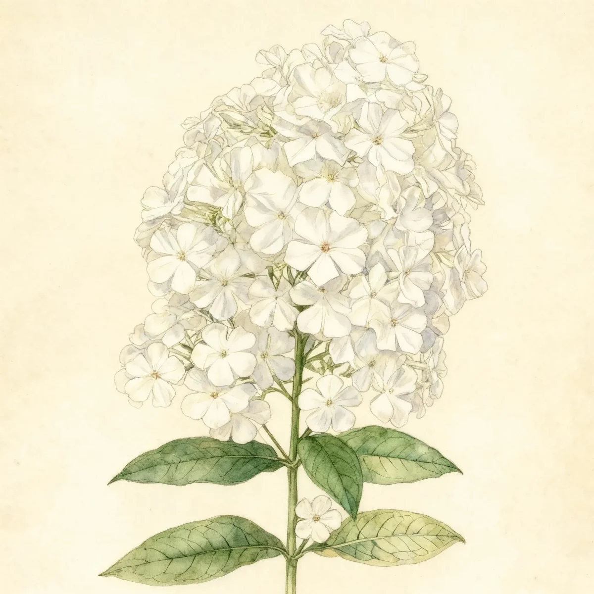 Garden phlox (Phlox paniculata 'Mount Fuji')