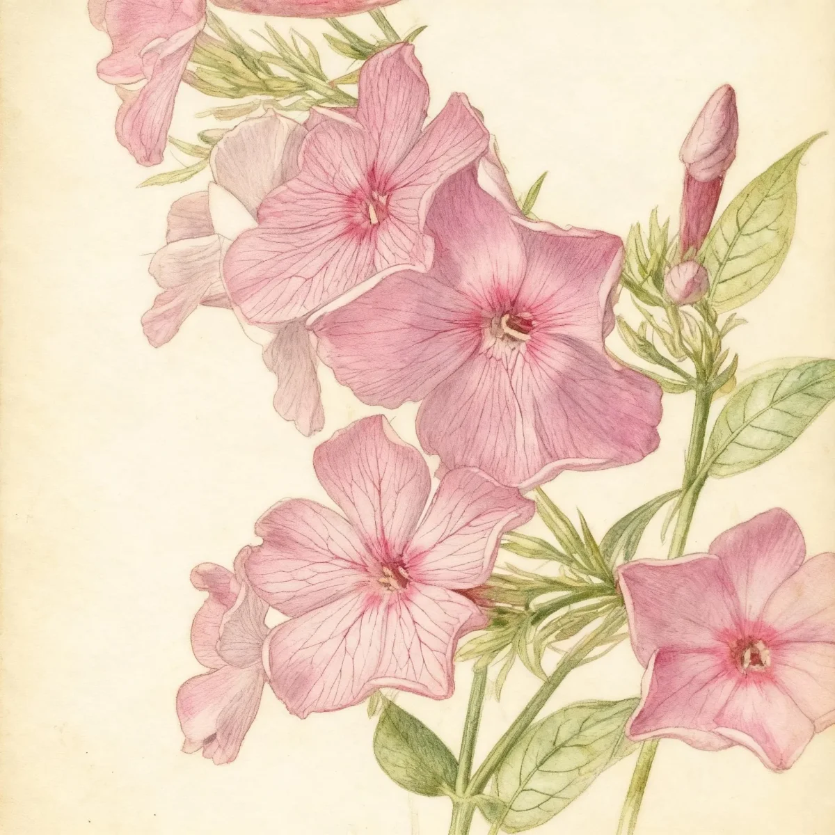 Garden phlox (Phlox paniculata 'Shortwood')