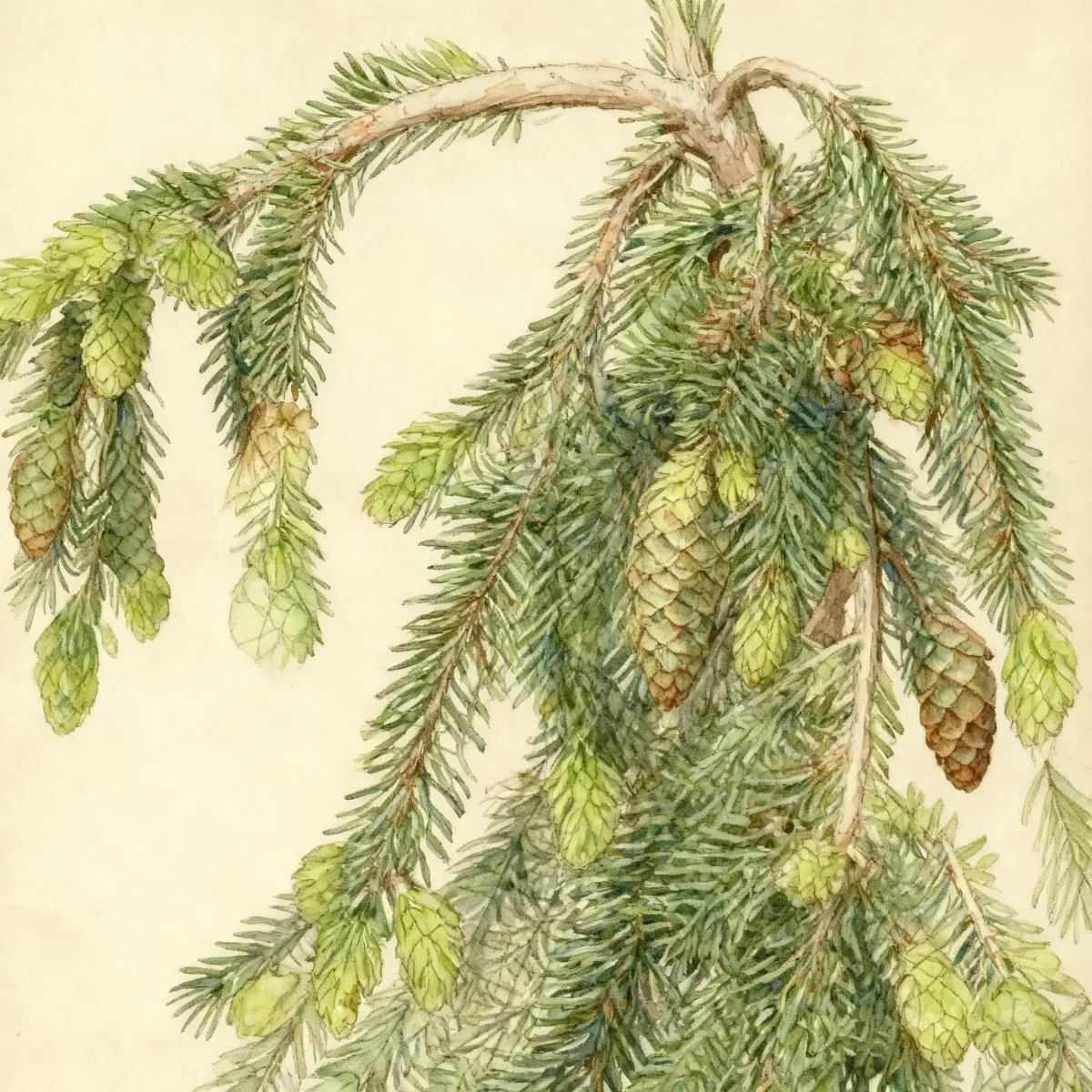 Norway spruce (Picea abies 'Pendula')