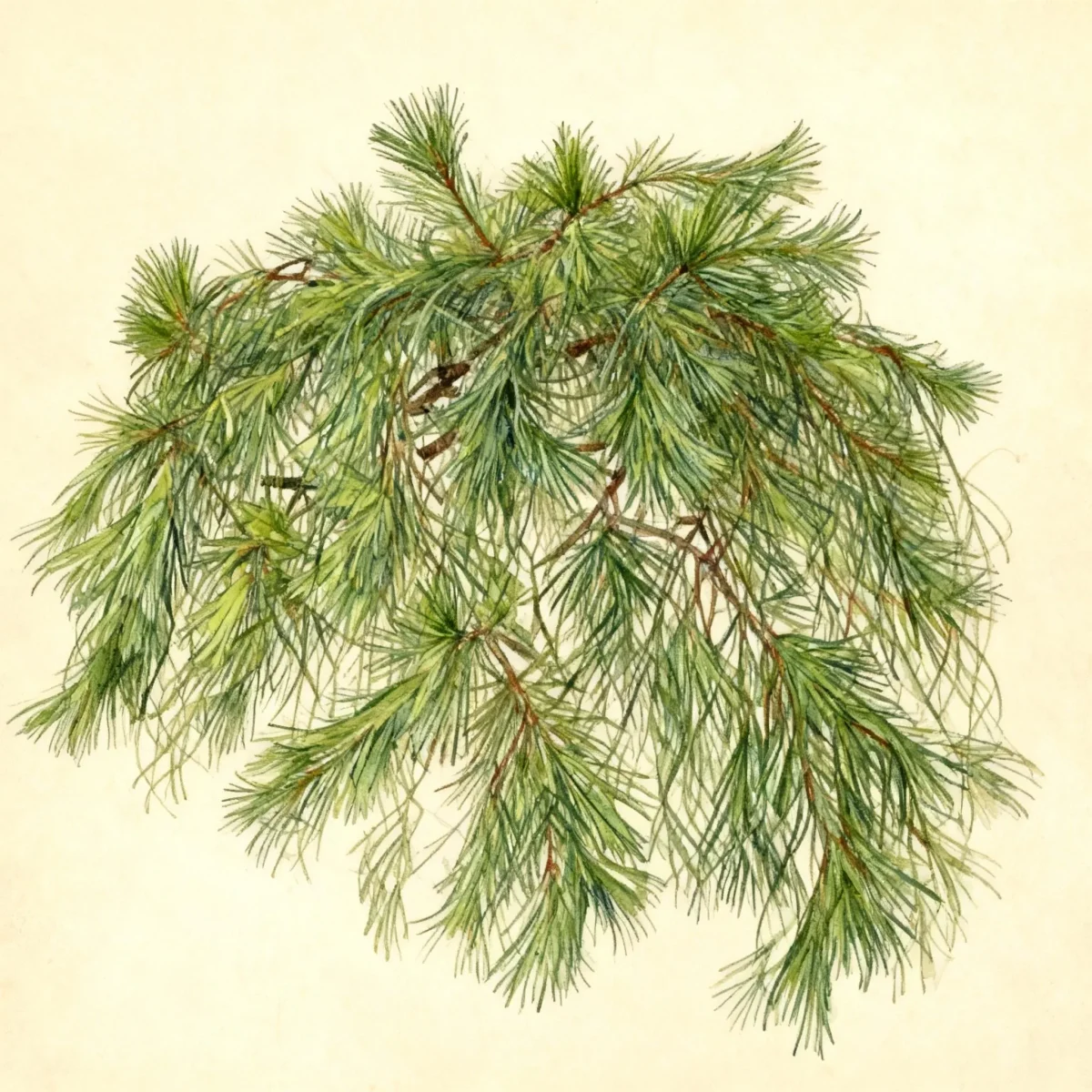 Japanese red pine (Pinus densiflora 'Pendula')