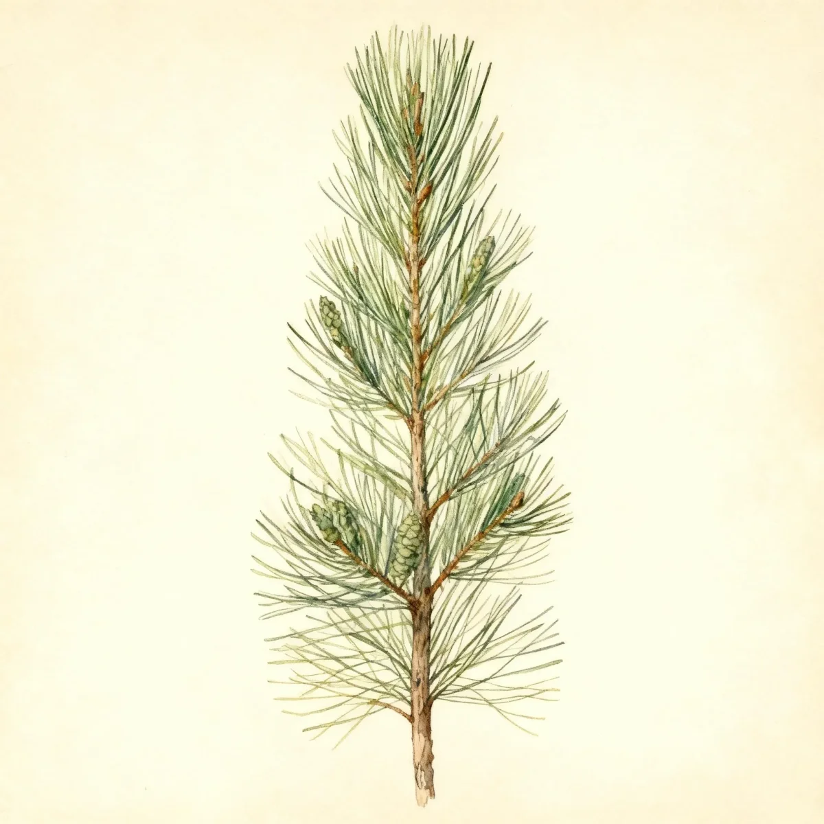 Eastern white pine (Pinus strobus 'Fastigiata')