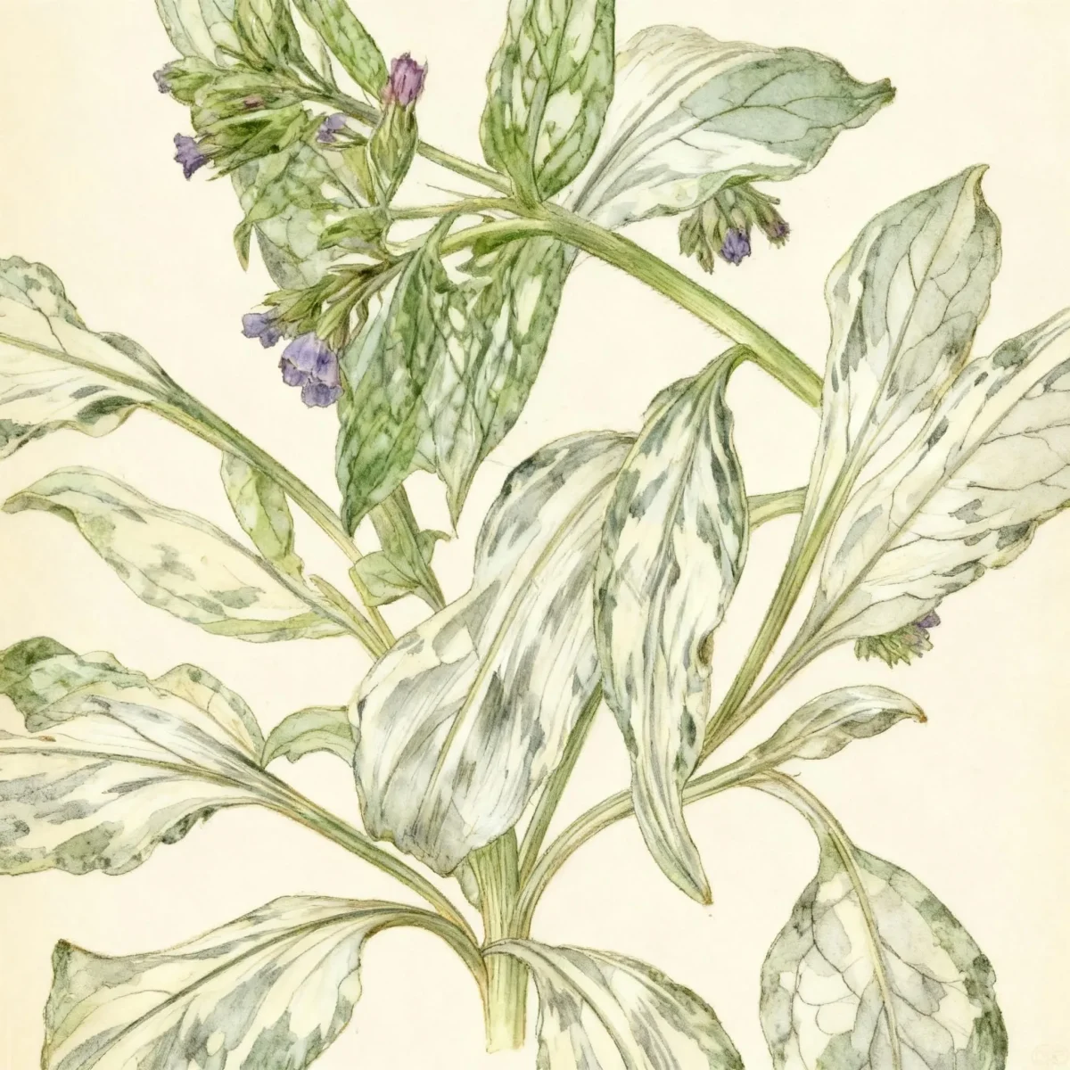 Lungwort (Pulmonaria 'Silver Streamers')